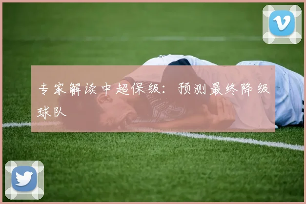 专家解读中超保级:预测最终降级球队
